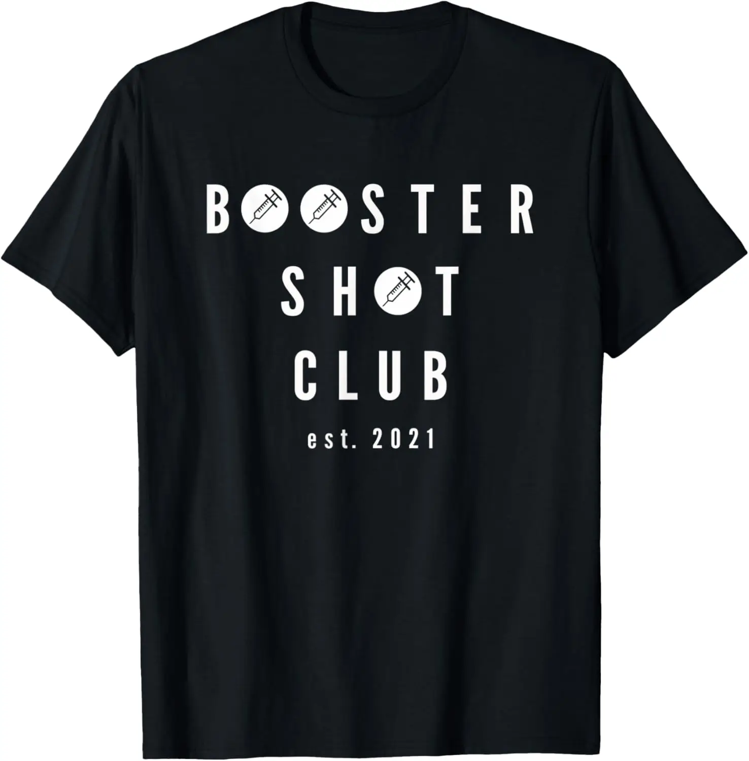 

Забавная футболка Booster Shot Club Cool Pro Vaccination 2021, футболка