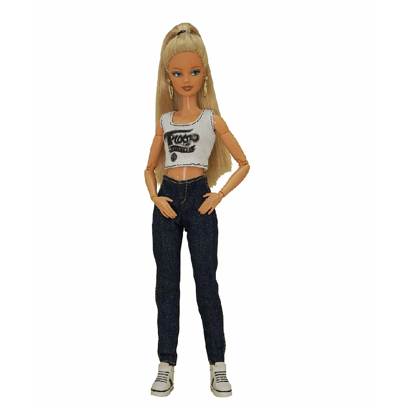 12 Zoll 30 cm Puppenkleidung, handgefertigt, lässiger Stil, Puppen-Outfit, geeignet für BJD-Puppen, modisches Kostüm-Set, Kawaii, Hauspuppe, DIY-Spielzeug – Detail 38