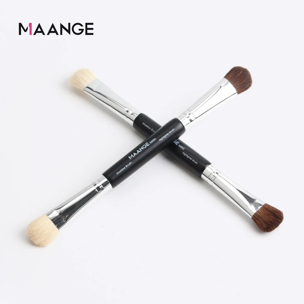 Multifunctional Brush Double Head Concealer Blending Brush Professional Nose shadow Cleansing brush