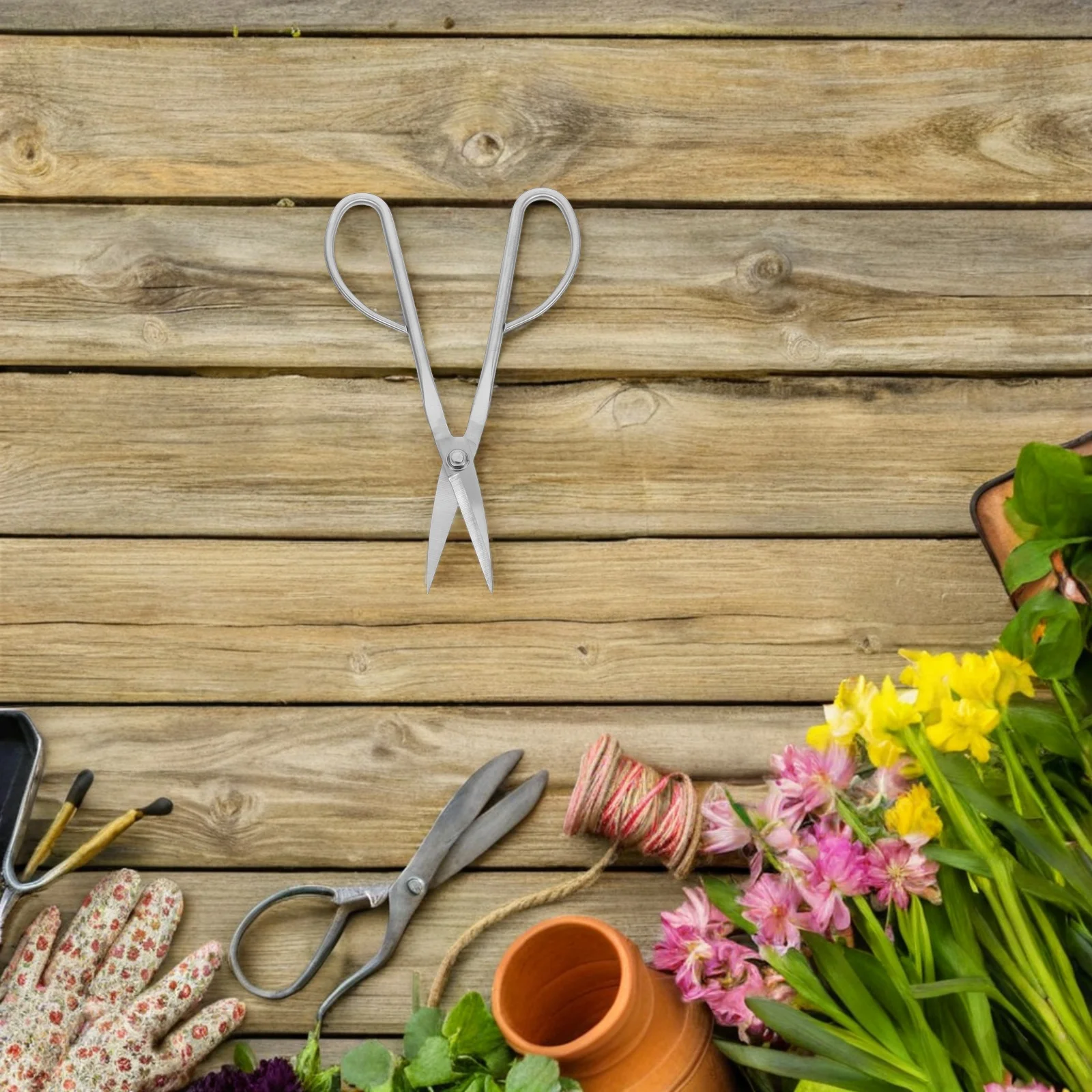 

Bonsai Pruner Stainless Steel Sharp Blades Ergonomic Grip for Garden Plant Trimming Flower Shears Gardening Supplies