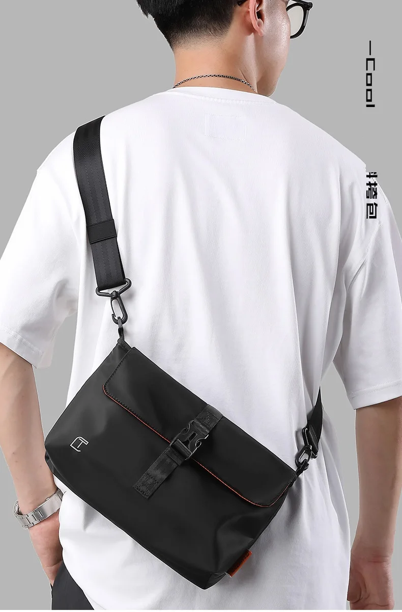 Imagem -06 - Nylon Crossbody Bolsa para Homens Bolsa do Mensageiro Luxury Sport Shoulder Bags Estilo Coreano Moda de Lazer