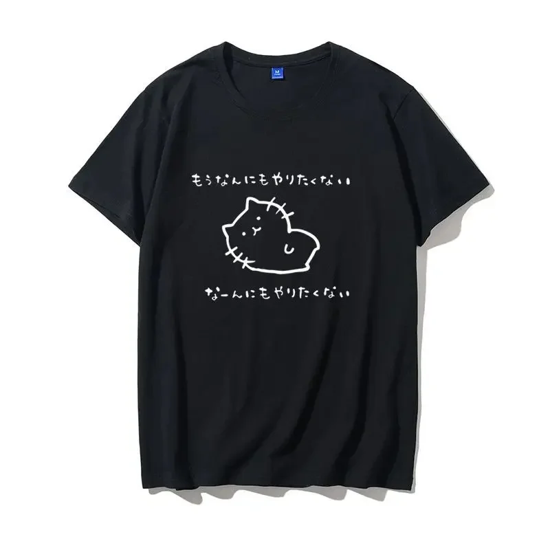 

Men Clothing Unisex 2025 Ropa Mujer Korean T-shirts Fashion Japanese Camisetas Tops Anime Print Tees Casual White Y2k Tshirts