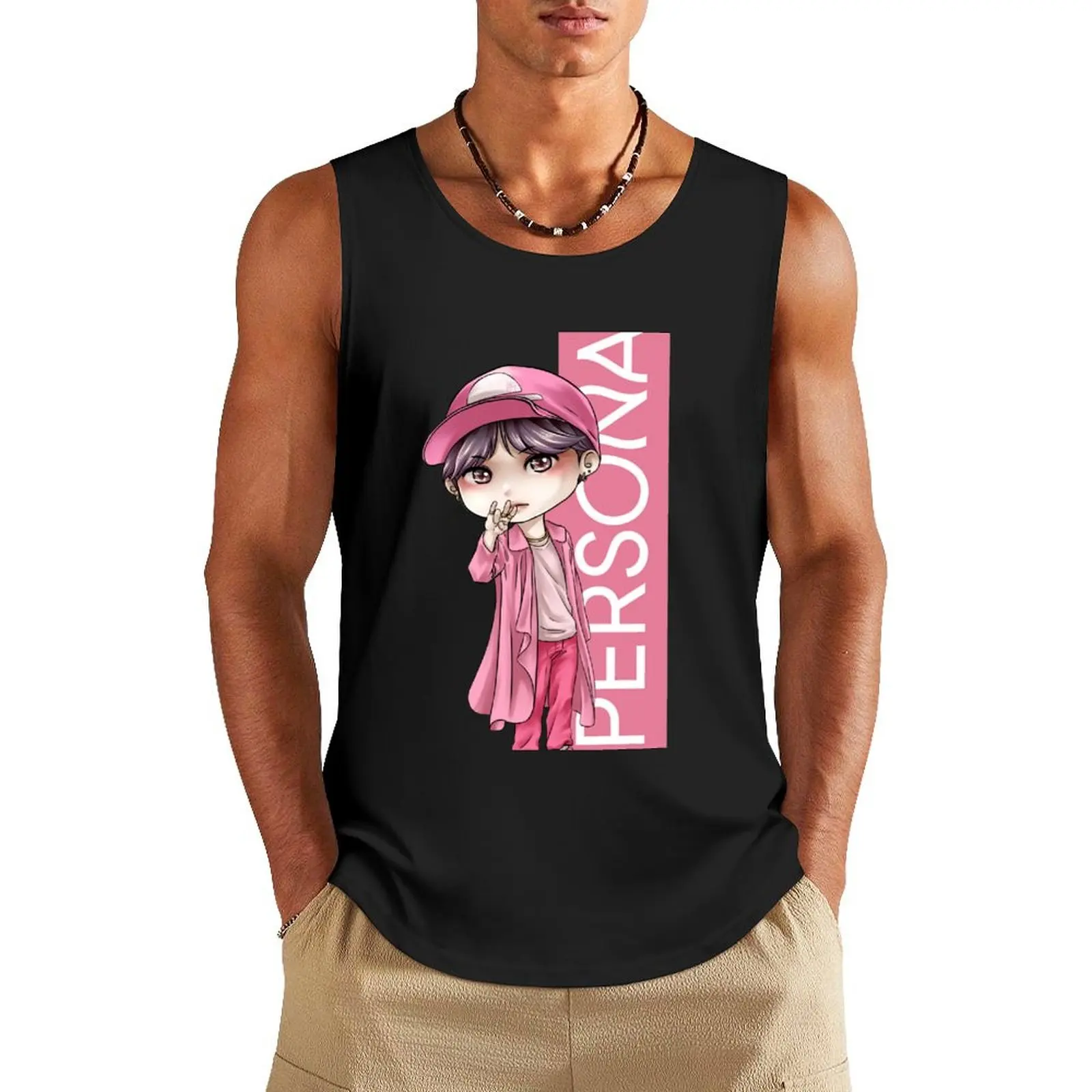 Карта души [PERSONA]-майка Yoongi версии 01, простая футболка, одежда для спортзала для мужчин, Мужская Дизайнерская одежда