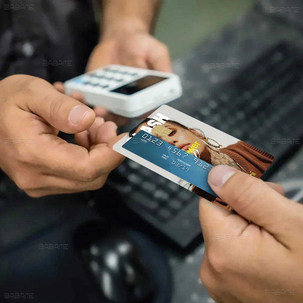 K-Kehlani Singer Anime Cartoon Sticker Film Skin For Credit Card Debit Bank Bus Card