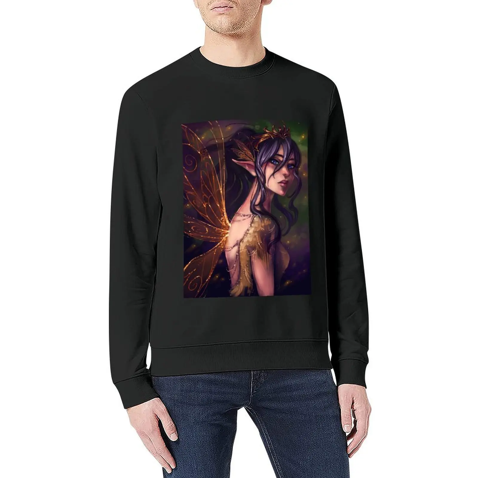 الجنية الملكة السترة الرجال ملابس الخريف رياضية الرجال العرق قميص بلوزة الرجال البلوز