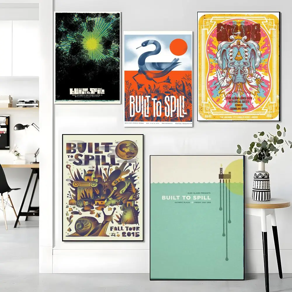 band B-Built To Spill-L Painting Calligraphy Artwork for Living Room Bedroom Office Home Decor