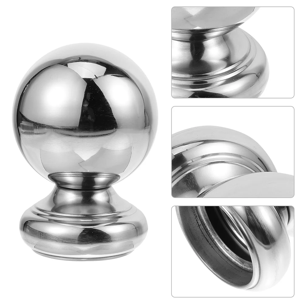 Imagem -05 - Esfera Oca de Espessada Conjunta com Assento Escada Corrimão Bolas de Metal Trilho Decoração Finial Banister Aço Inoxidável