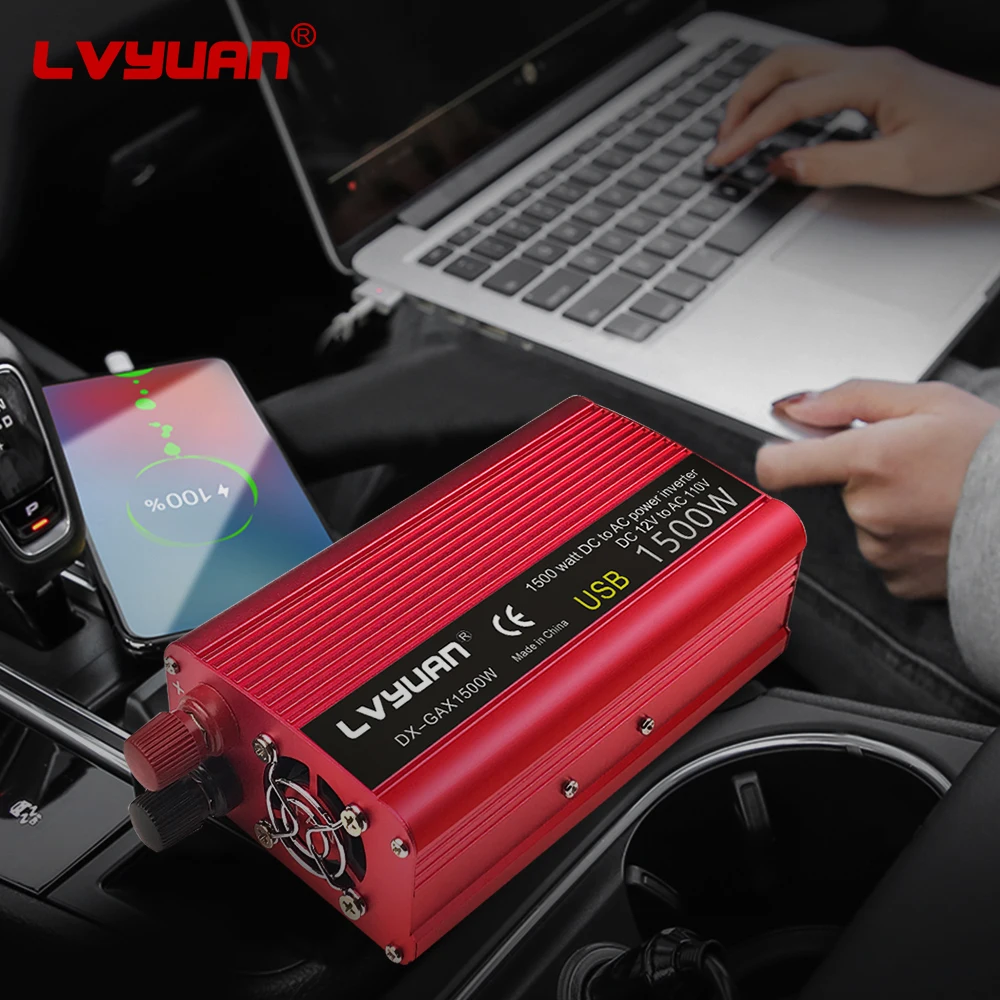 최고 순위 공급업체 500W 12v Dc24 볼트 - Ac 220v 자동차 전원 인버터(담배 라이터 포함)