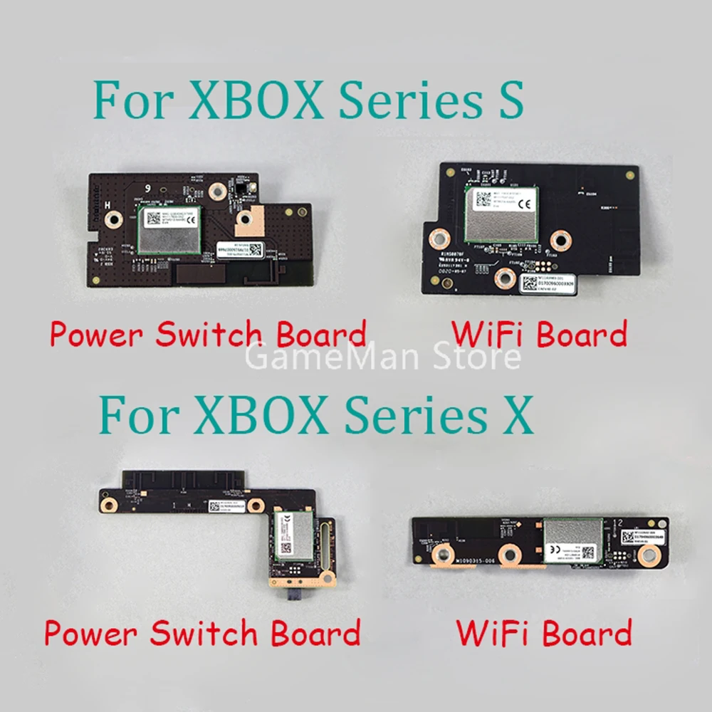 10 Uds. Para XBOX Series S XSS interruptor de encendido y apagado para XBOX Series X XSX placa de módulo de tarjeta WiFi Bluetooth