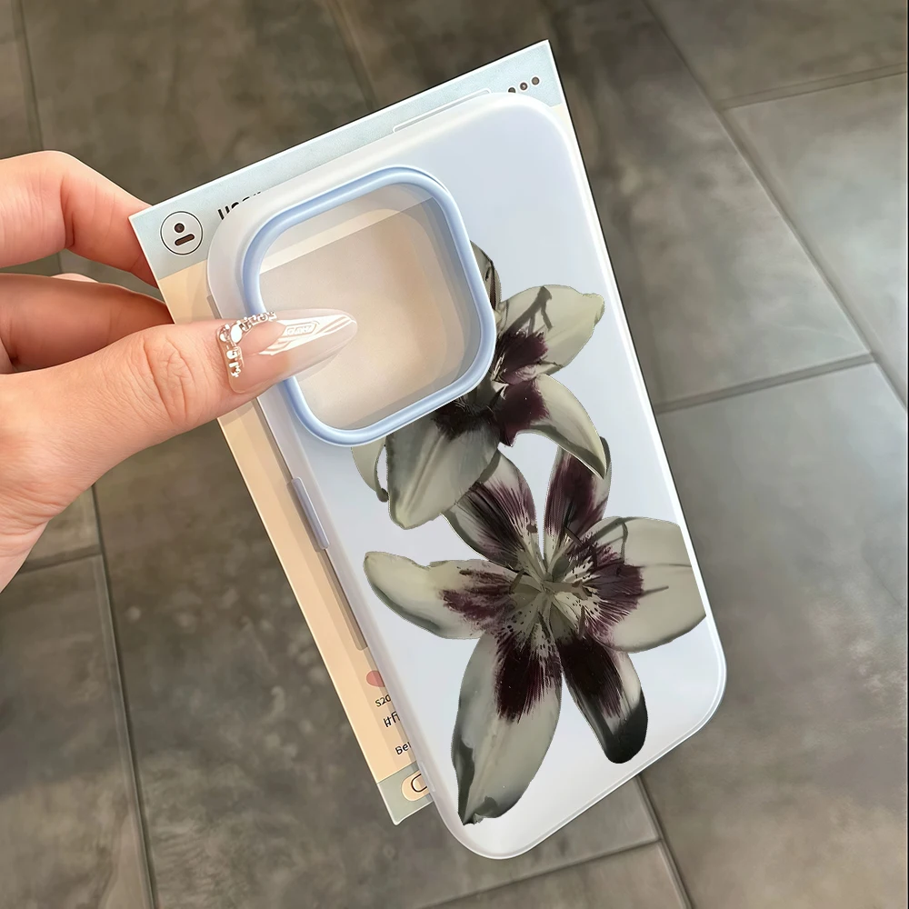 Für Xiaomi Redmi 17 Pro Max Hüllen Für Redmi Mi 11 Lite 5G Ink Lily Flowers Handyhülle 14T Pro 15T Pro 17 Pro Bonbonfarben Funda – Detail 6