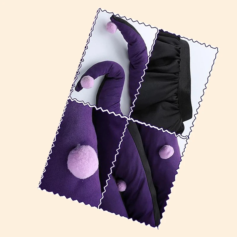 2024 Women Octopus Halloween Costume Black Purple Long Tentacles Octopus Skirt Little Mermaid Ursula Women Costume