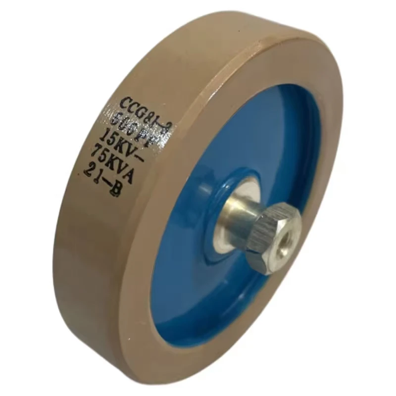 RDF80 500PF 15KV. DC 40KVA high frequency machine high frequency capacitor, high voltage ceramic dielectric capacitor