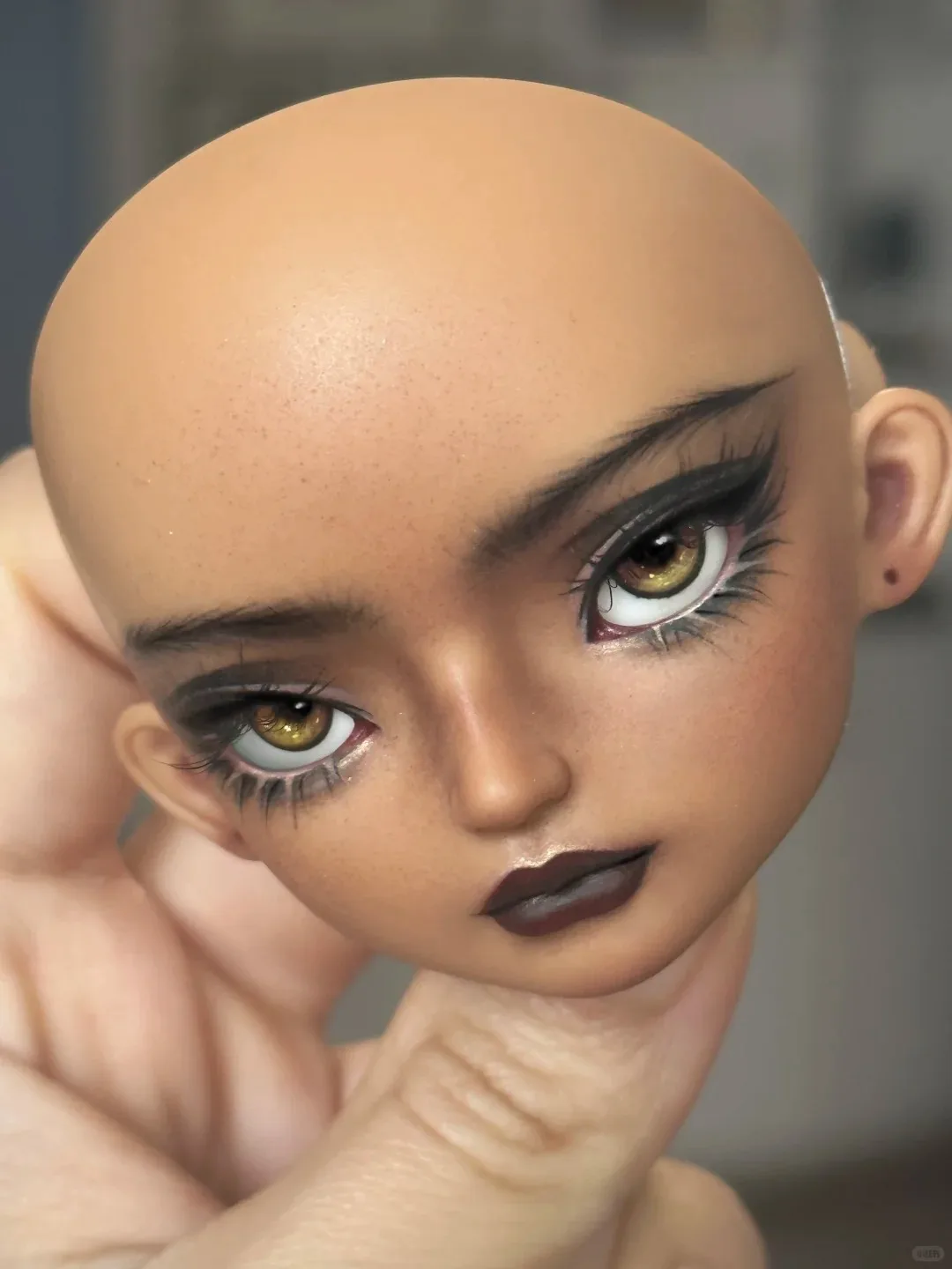 

Новинка 2026, 1/6 кукла Amy BJD, голова, темный макияж, красивая девушка, высокое качество, коллекционная игрушка из смолы, подарок