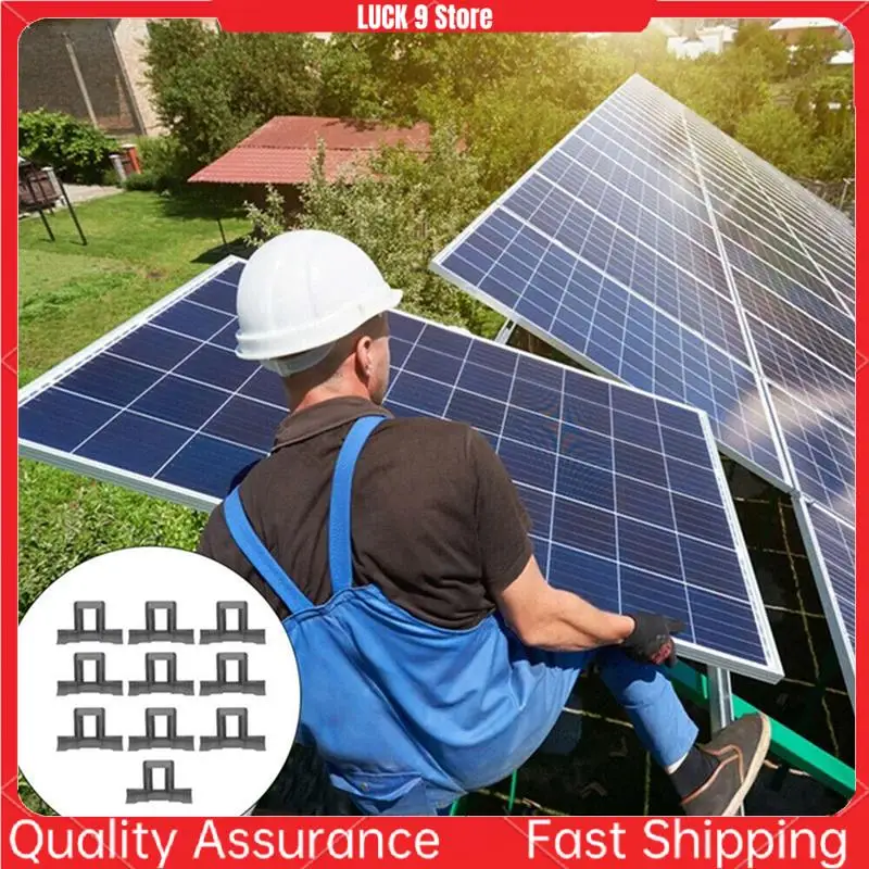 

150Pc Solar Panel Frames Water Drained Clip Thickness 30Mm PV Panels Auto Remove Stagnant Water Dust Outdoor Tool-AB52