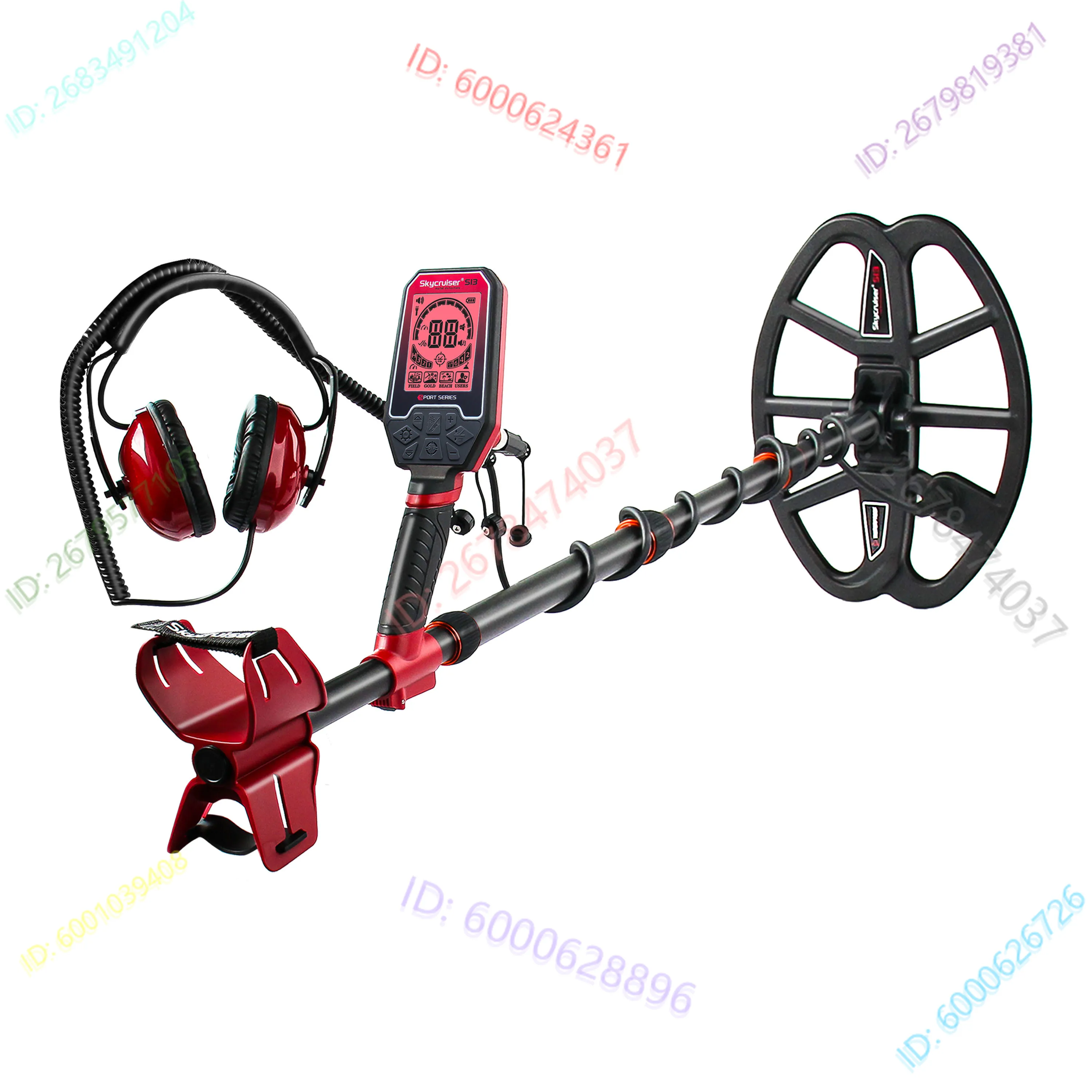 

Metal Detector Skycruiser S13 Professional Gold Detector IP68 Fully Waterproof Metal Detector Treasure Hunter Gold Finder