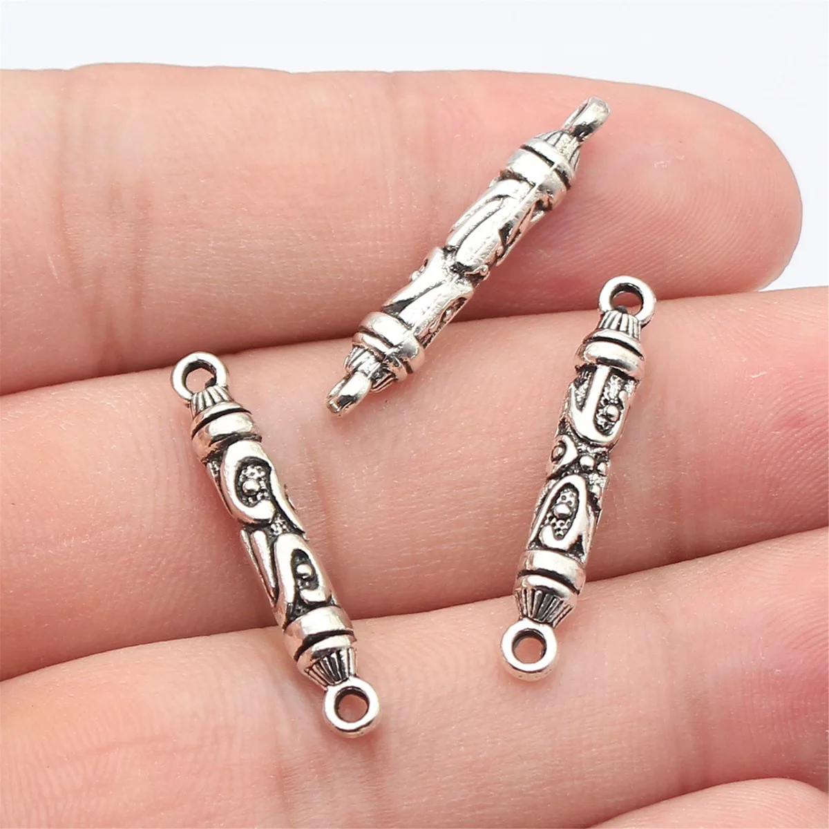 DIY Jewelry Findings Zinc Alloy Twisted Strip Connector Hand Crafts For Handmade Craft Bracelet