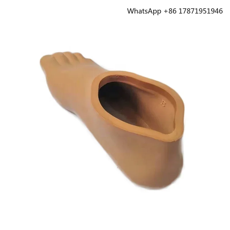 WDF Artificial Foot Prosthetic accessories Brown Foot Cover Prosthetic Carbon Fiber Polyurethane Foot