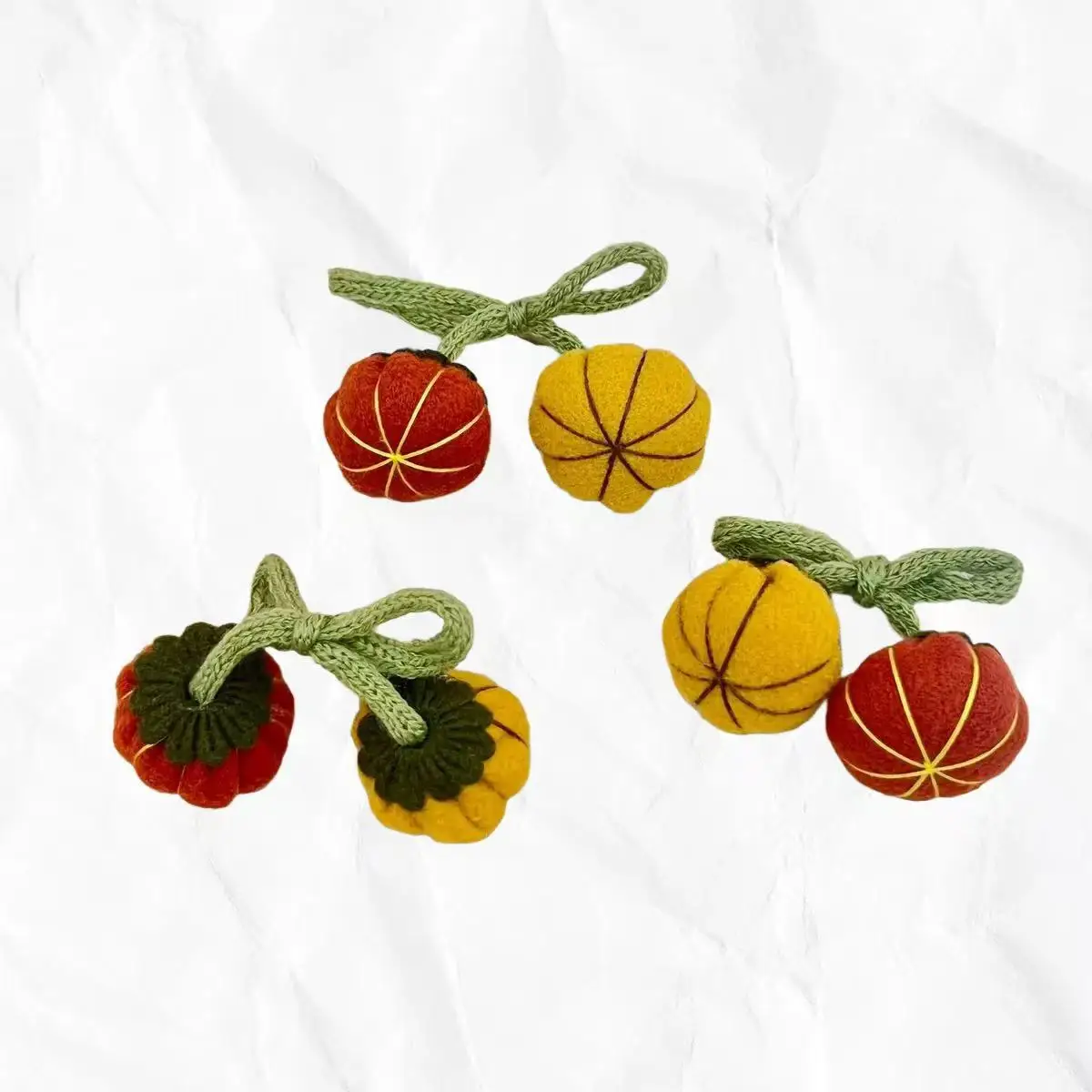 

20pcs/lot DIY Craft Supplies Floral Pumpkin Clothes Bags Fashion Decor Accessories DIY Apparel Decoration Trinkets Corsage