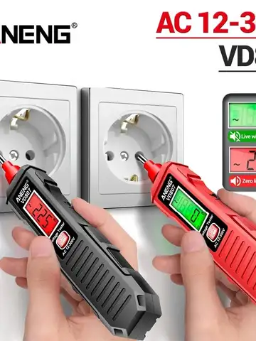 VD807 One-word Induction Portable 50/60Hz Smart Electric Pen Tester NCV Sensor AC 12-300V Non-contact Wire Detector Tools