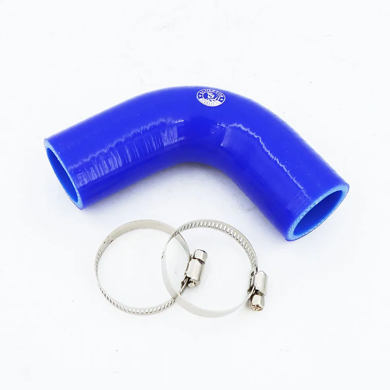 16mm-48mm 90 Degree Elbow Silicone Rubber Joiner Bend/0.63 inch/0.75 inch/0.98 inch silicone intercooler coolant hose/clamp