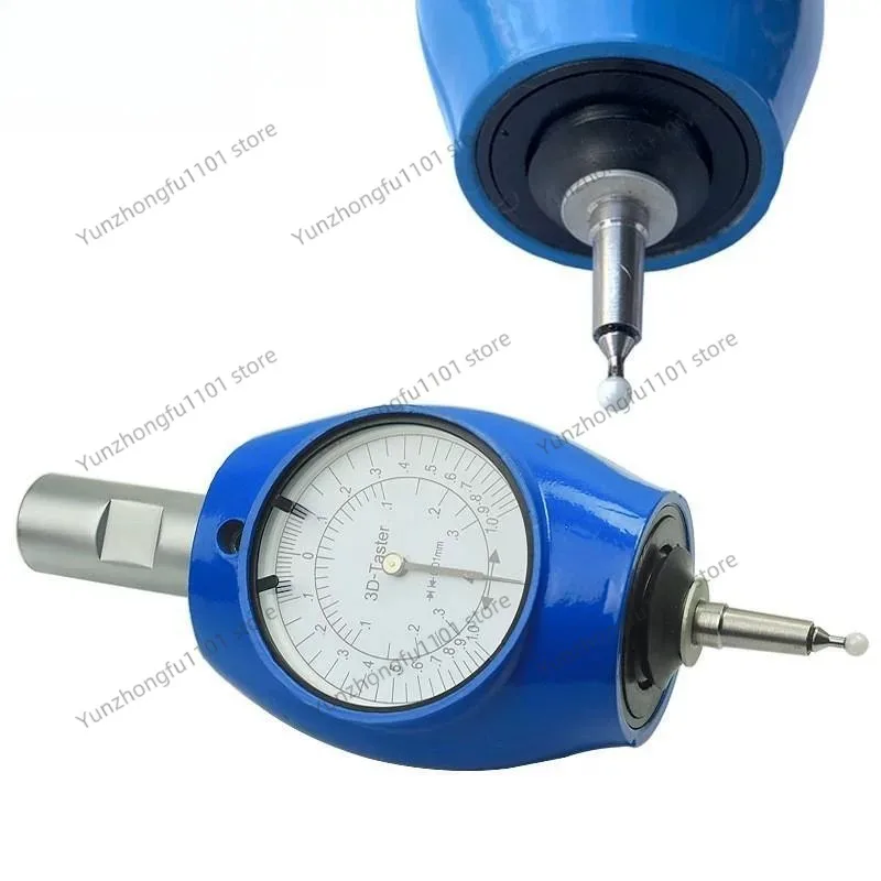Universal 3D Edge Finder Machine Tool with XYZ Axis Sensor Centering Rod Meter Dial Indicator for Precision Detection