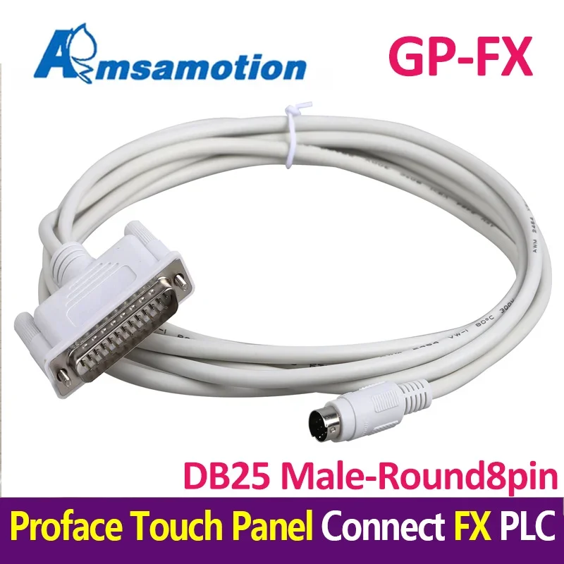 GP-FX CA3-CBLFX For Proface GP3000 GP2000 GP2500 HMI Touch Screen Connect to Mitsubishi FX3U/FX2N/FX1N Series PLC DB25 Pin Cable