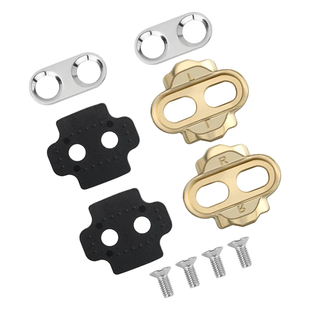 

1Set Portable Cycling Cleat Lightweight Durable Easy Operation Exquisite Workmanship Bike Pedal Replacement Bike Cleat