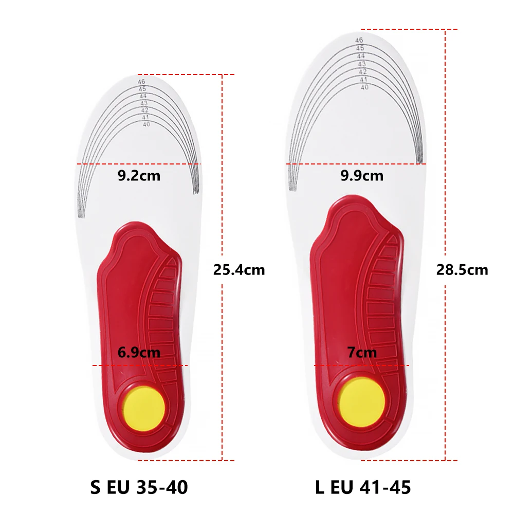 Correctie Voet Pijnbestrijding OX Been Binnenzool voor Schoenen Steunzool Binnenzool voor Platvoeten Mannen Vrouwen Orthopedische Fasciitis Plantaris