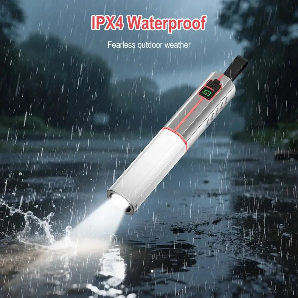 

Super Bright Ultra-Bright Camping Lantern Rechargeable Zoomable Portable Torch Type-C Waterproof Hanging Lantern Hiking