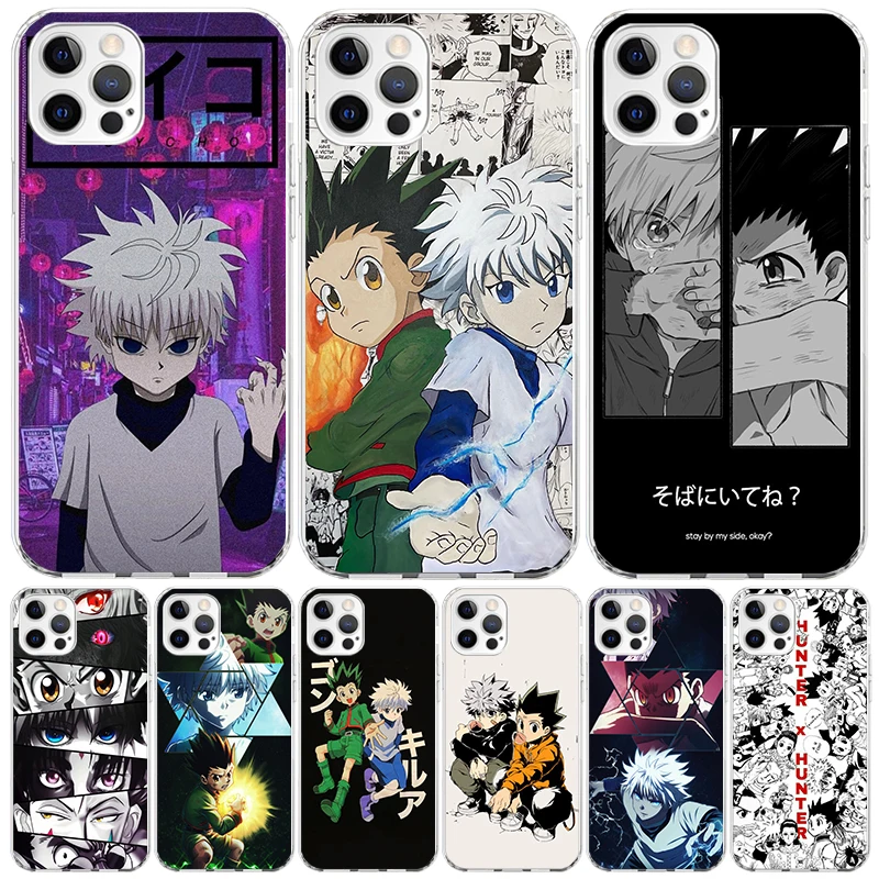 HXH X Hunter Anime Case Phone Cover for Apple iphone 16 15 14 13 12 Mini 11 Pro Max X XS XR 7 Plus 8 + SE 2020 Trend Fundas