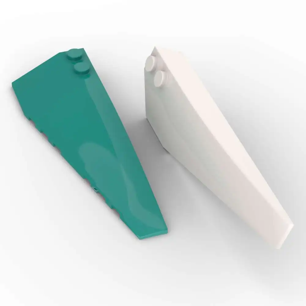 MOC 1 個スタッキング 50956 曲線交換可能レンガウェッジ 10x3 右ビルディングブロッククリエイティブおもちゃ大人男の子ホリデーギフト