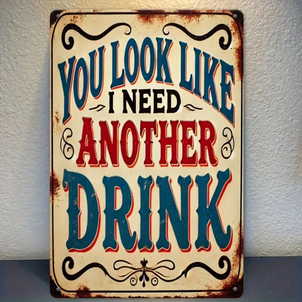 1pc Vintage Metal Sign 