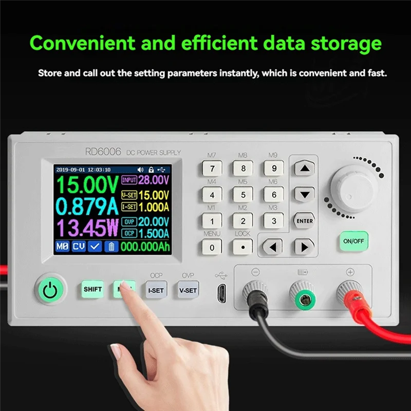 A98Z RD6006W التحكم الرقمي إمدادات الطاقة محول فرق الجهد 60 فولت 6A تيار مستمر الجهد التنحي إمدادات الطاقة وحدة تنظيمية