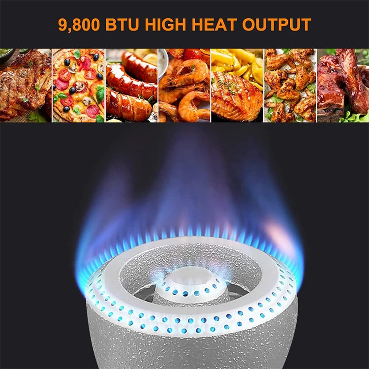 موقد غاز من الفولاذ المقاوم للصدأ بسعر منخفض مناسب للتخييم الداخلي والخارجي