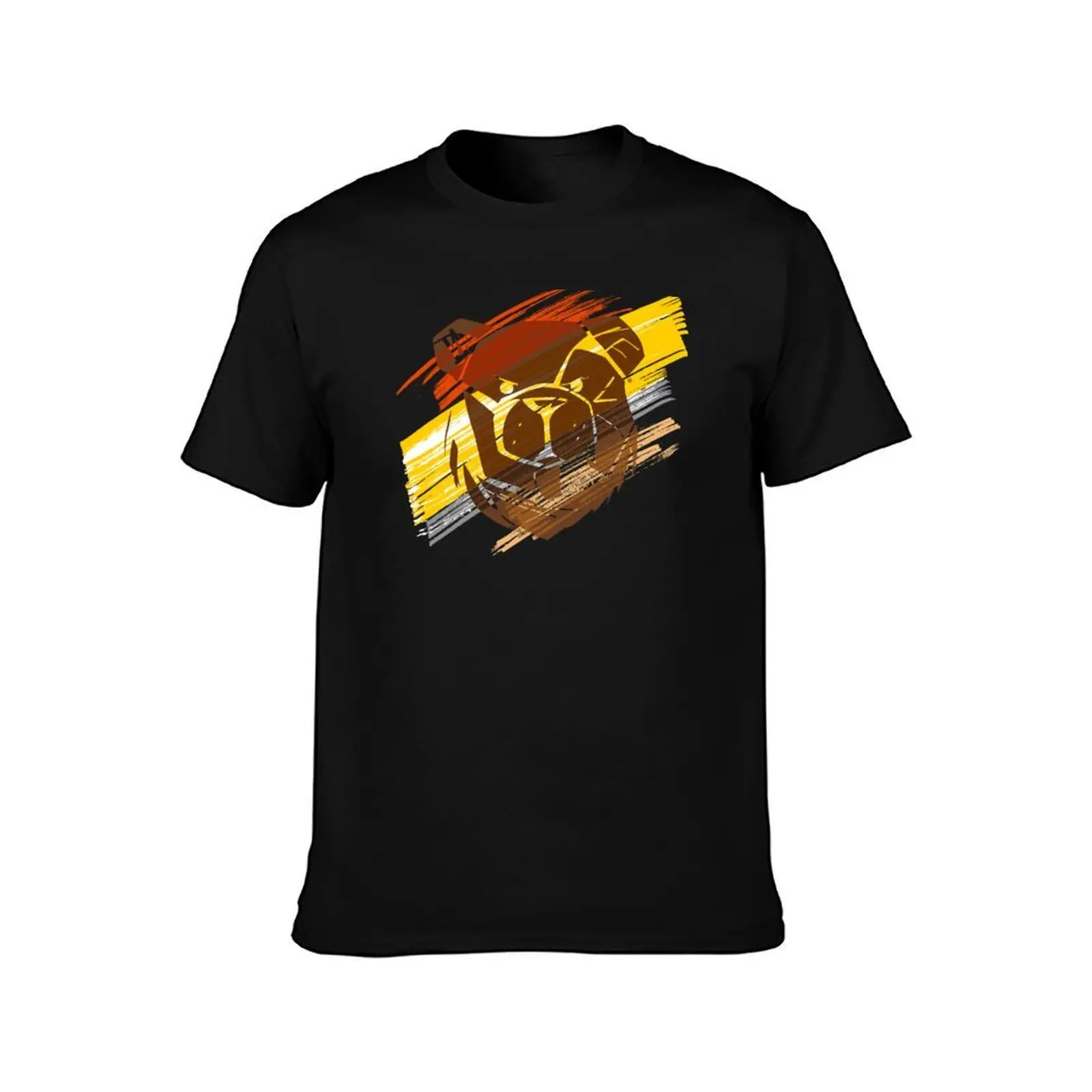 ROBUST BEAR TRACES 10 T-Shirt Soft Casual Short Sleeve Cotton Tee