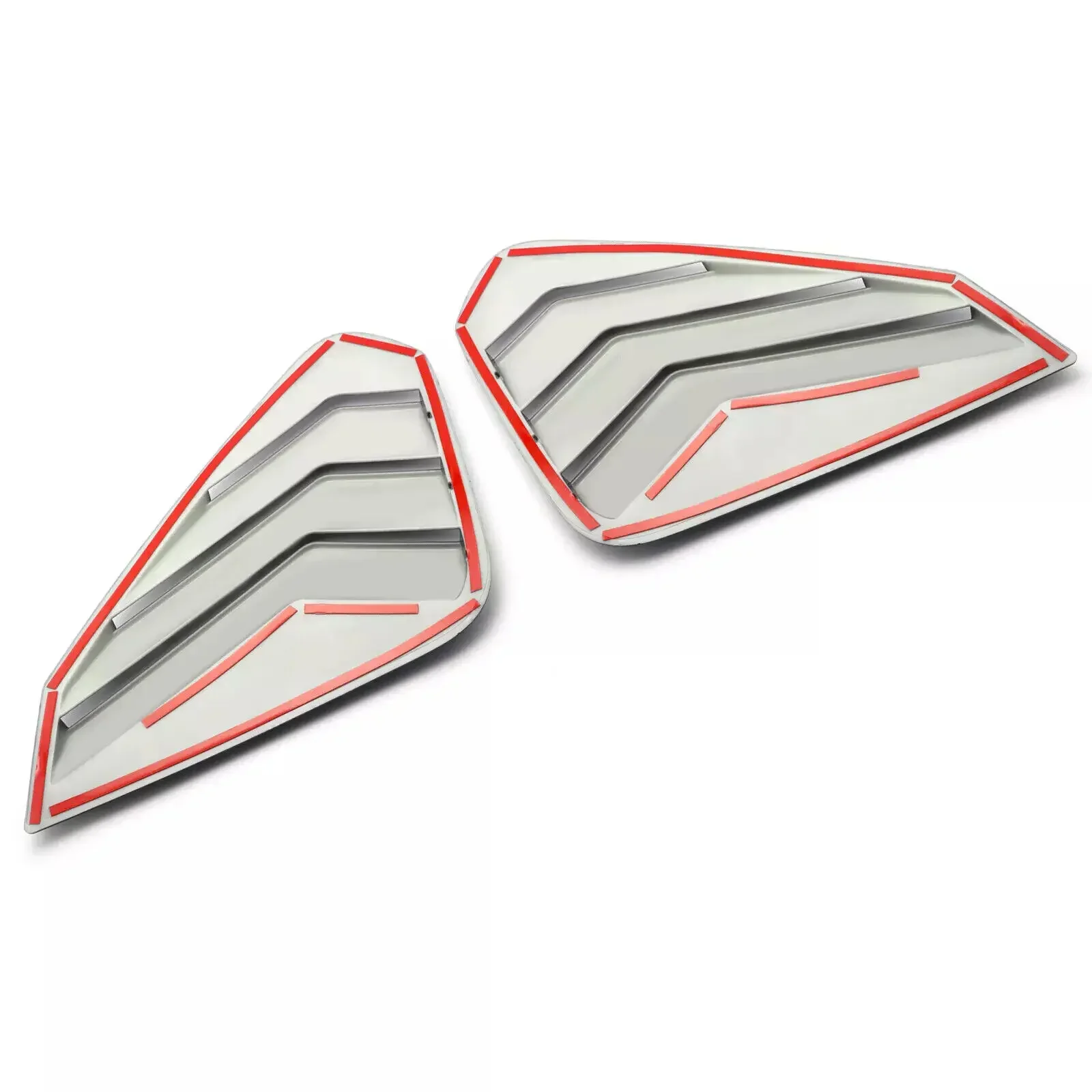 For Toyota RAV4 2019 2020 2021 2022 2023 Car Rear Window Louver Shutter Cover Side Vent Trim Sticker Scoop Exterior Accessories