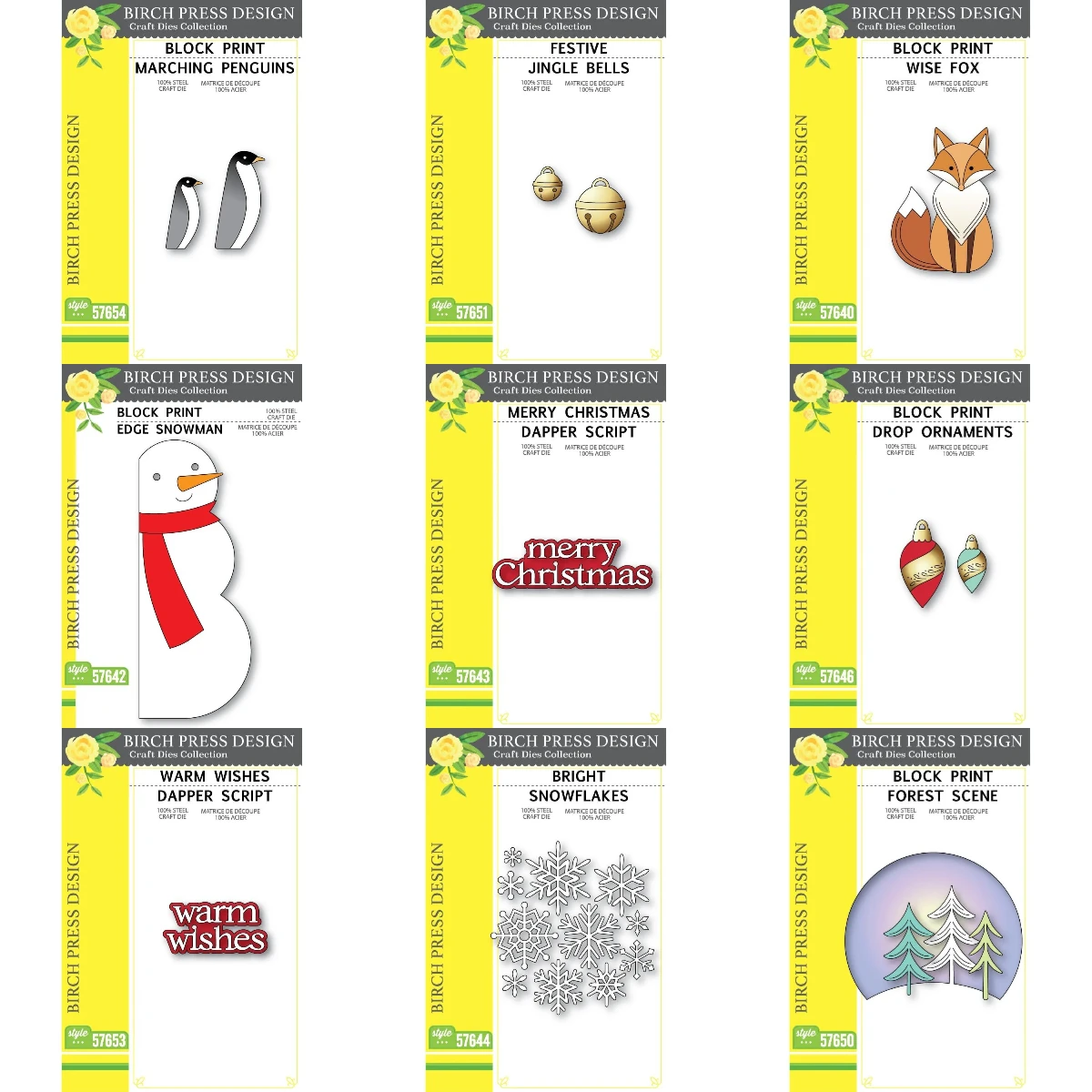 كتلة طباعة الأشجار الدائمة 2025 قوالب القطع المعدنية الجديدة DIY بها بنفسك سكرابوكينغ الحرف صانع ألبوم صور قالب اليدوية #1
