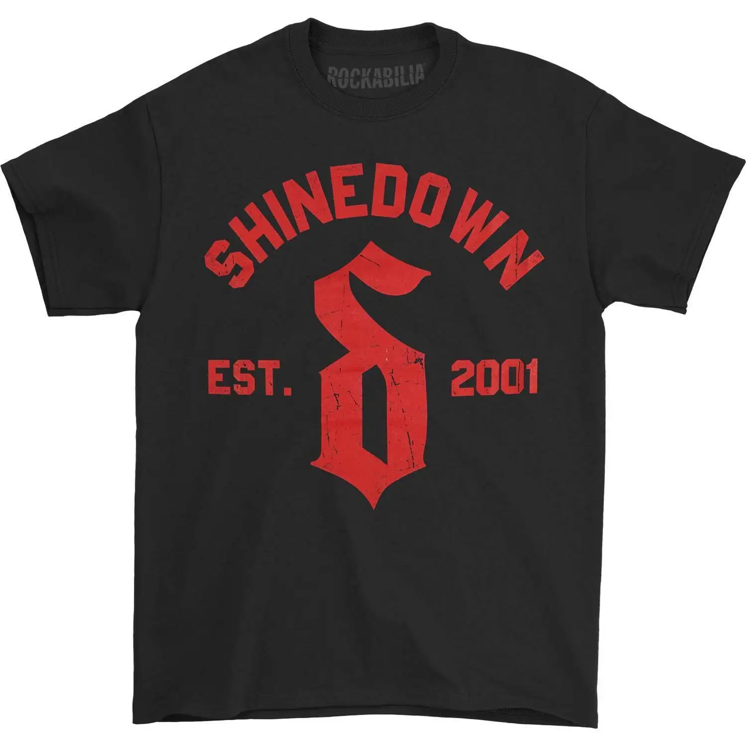 Shinedown Men'S Heavy Scratch T Shirt Black Xx Large