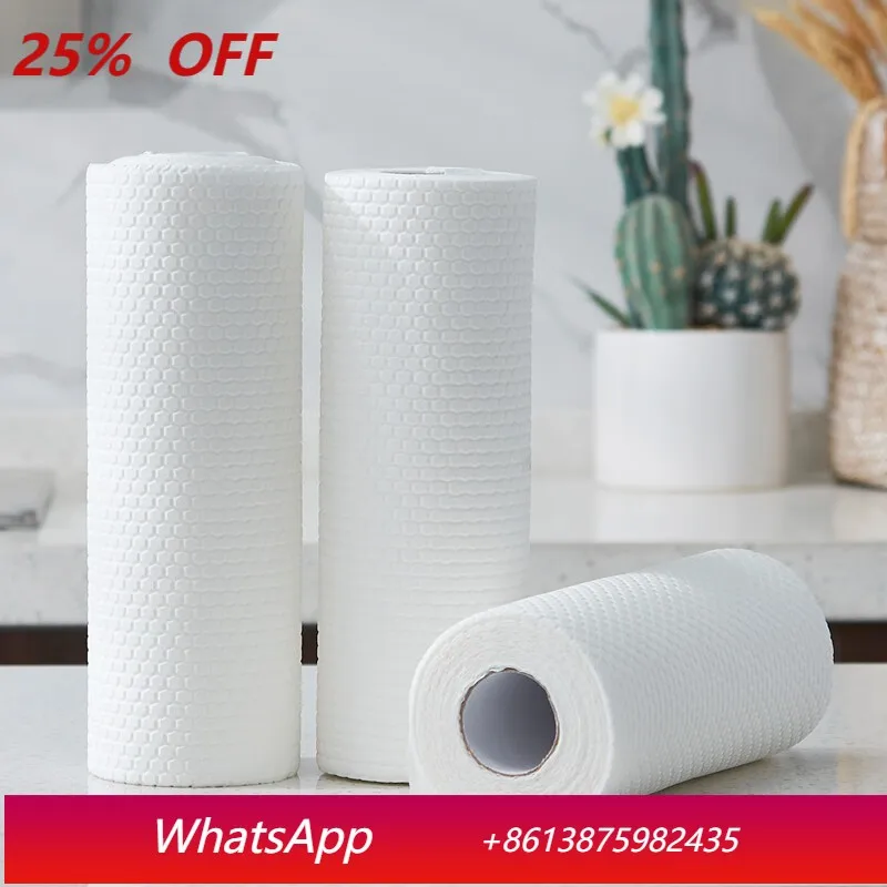 

LMM oil removal disposable rag, strong water absorption and oil removal scouring pad oversized roll