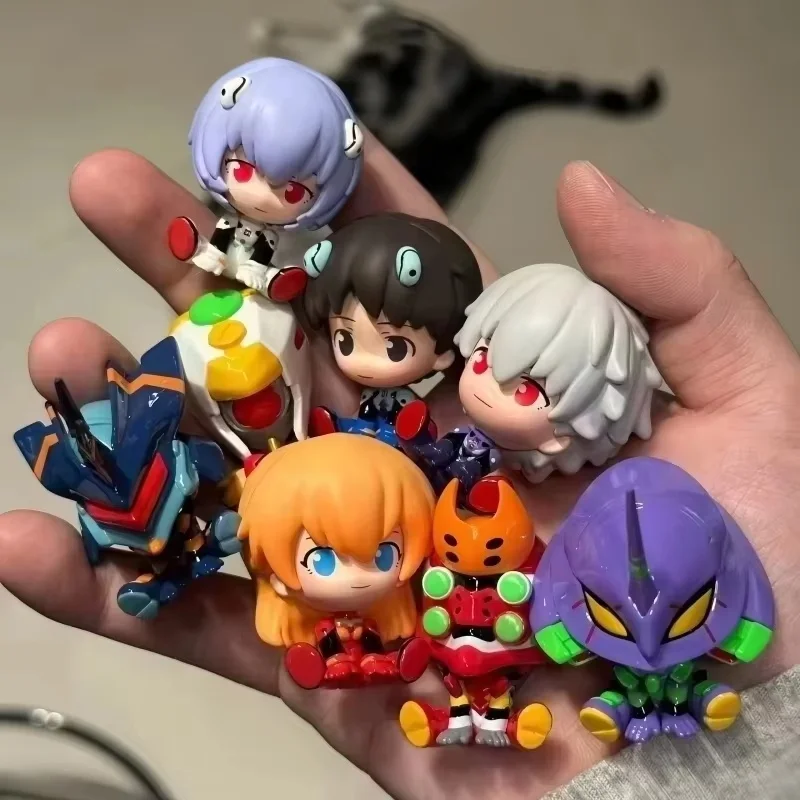 Nova venda genuíno novo século eva mini sentado bonito grão série eva brinquedos na moda coletar decoração caixa cega presente do feriado