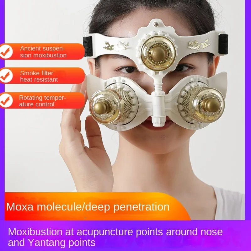 FOR Free Shipping Nasal Moxibustion Instrument Hot Compress Nose Adult Allergic Sinus Moxibustion Fumigation Instrument