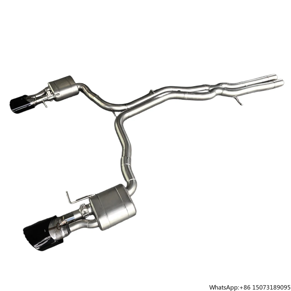 

Performance Exhaust Stainless Steel Valvetronic Catback for RS6 RS7 C8 Bi-turbo V8 2020+ With Tips