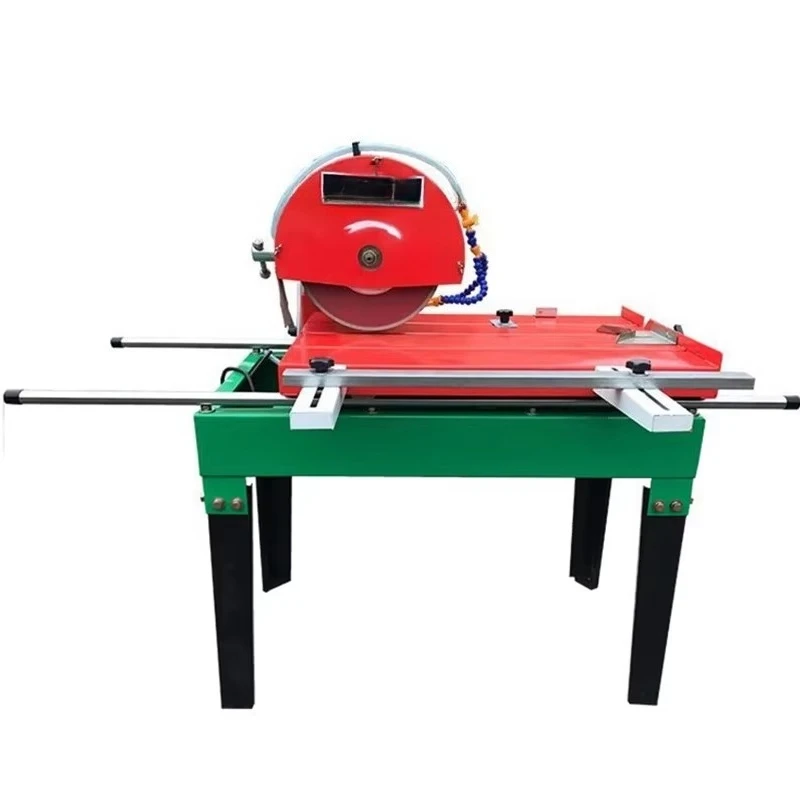 Multifunctional Stone Tile Cutting Machine Integrated Cutting Beveling Grooving Dust-Free Water Circulation 380V