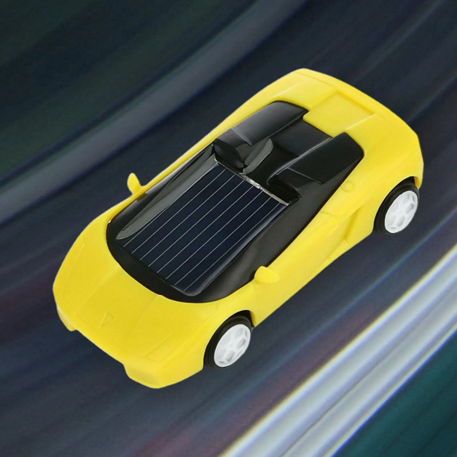 1x-ミニプラスチックモデルコレクタブルガジェット最小のポータブル車両太陽光発電車のおもちゃ子供用トレーニング科学実験