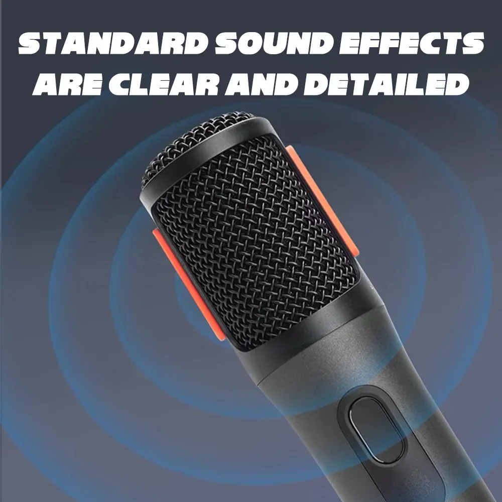 Micrófono inalámbrico de 2 canales UHF PARA Karaoke JBL, sistema de micrófono de mano con dos micrófonos recargables para DJ, fiesta KTV