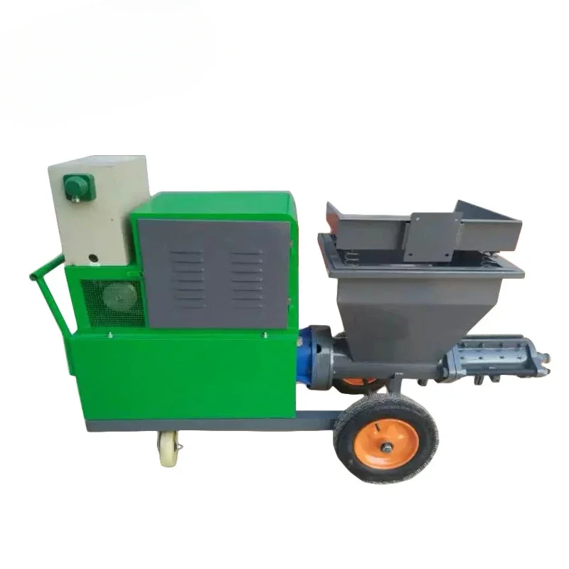 Mortar Cement Putzmeister Spray Spraying Small Portable Pomp Electric Concrete Pump Machine