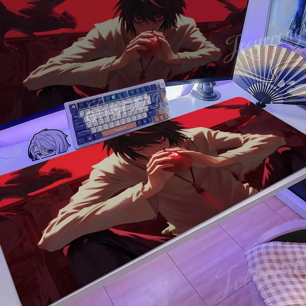 

Коврик для мыши Death N-Note L Hot Anime 1000x500 Taro Sakamoto Days XXL Большие игровые нескользящие офисные коврики для клавиатуры Настольный коврик