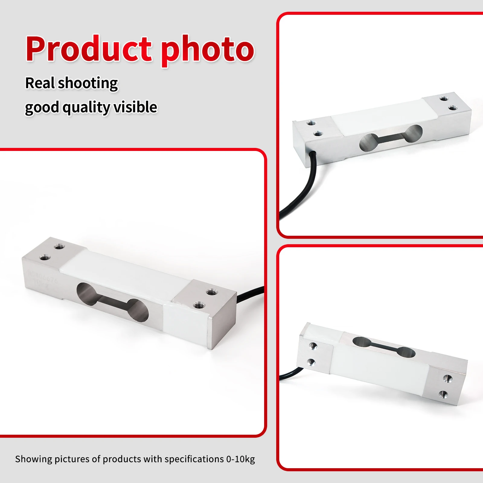 Preciscale Aluminum Alloy Load Cell Sensor  For Testing Tensile And Compressive Forces, Bakelite boards、acrylic platforms