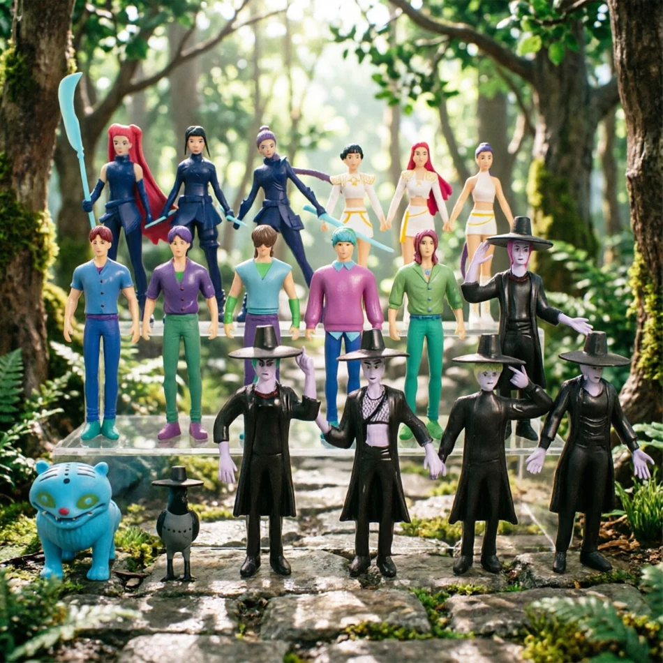 Figuras de Anime de Cazadoras en Oferta, Lindas Figuras de Acción de PVC de Rumi, Mira y Zoey, Muñecas Modelo, Regalos de Cumpleaños para Niños, Decoración
