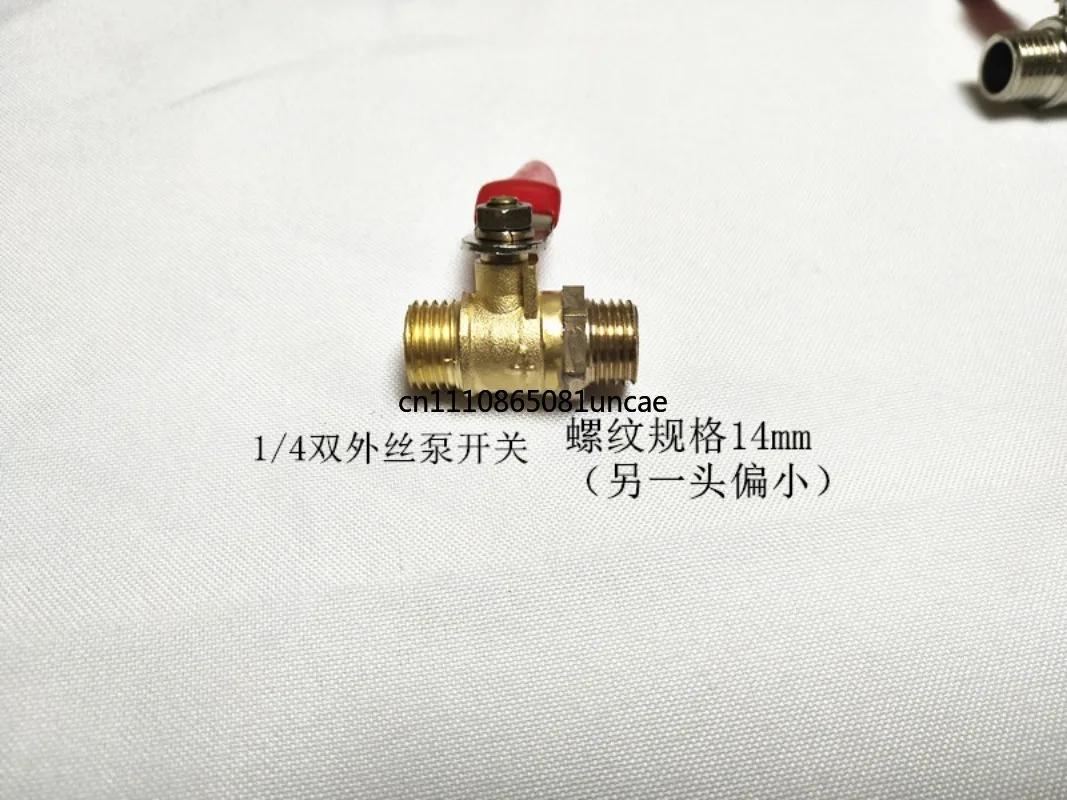 For 3 Cylinder Plunger Pump Copper Outlet Switch Double External Thread Agricultural Sprayer Pressure Pump Replacement Parts